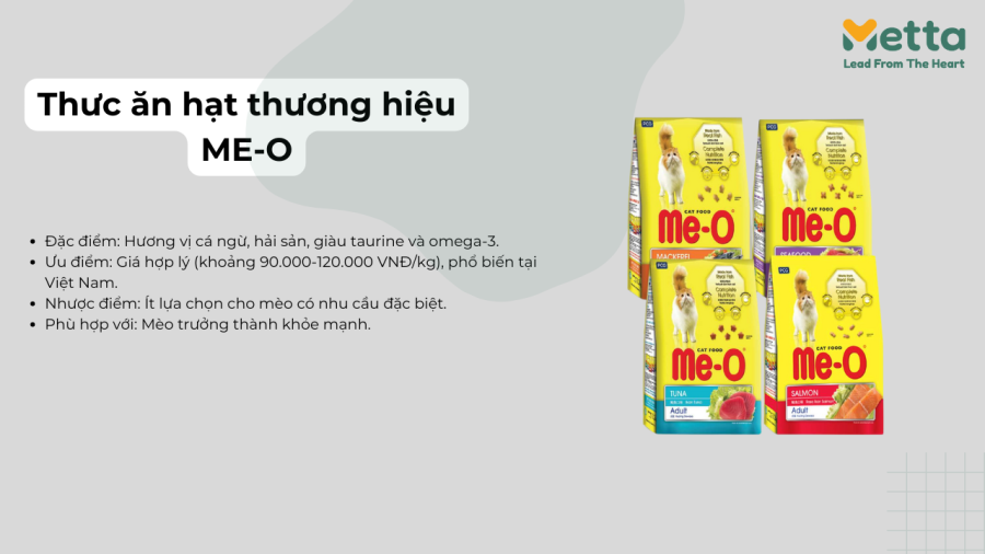 Thưc ăn Hạt Thương Hiệu Me O