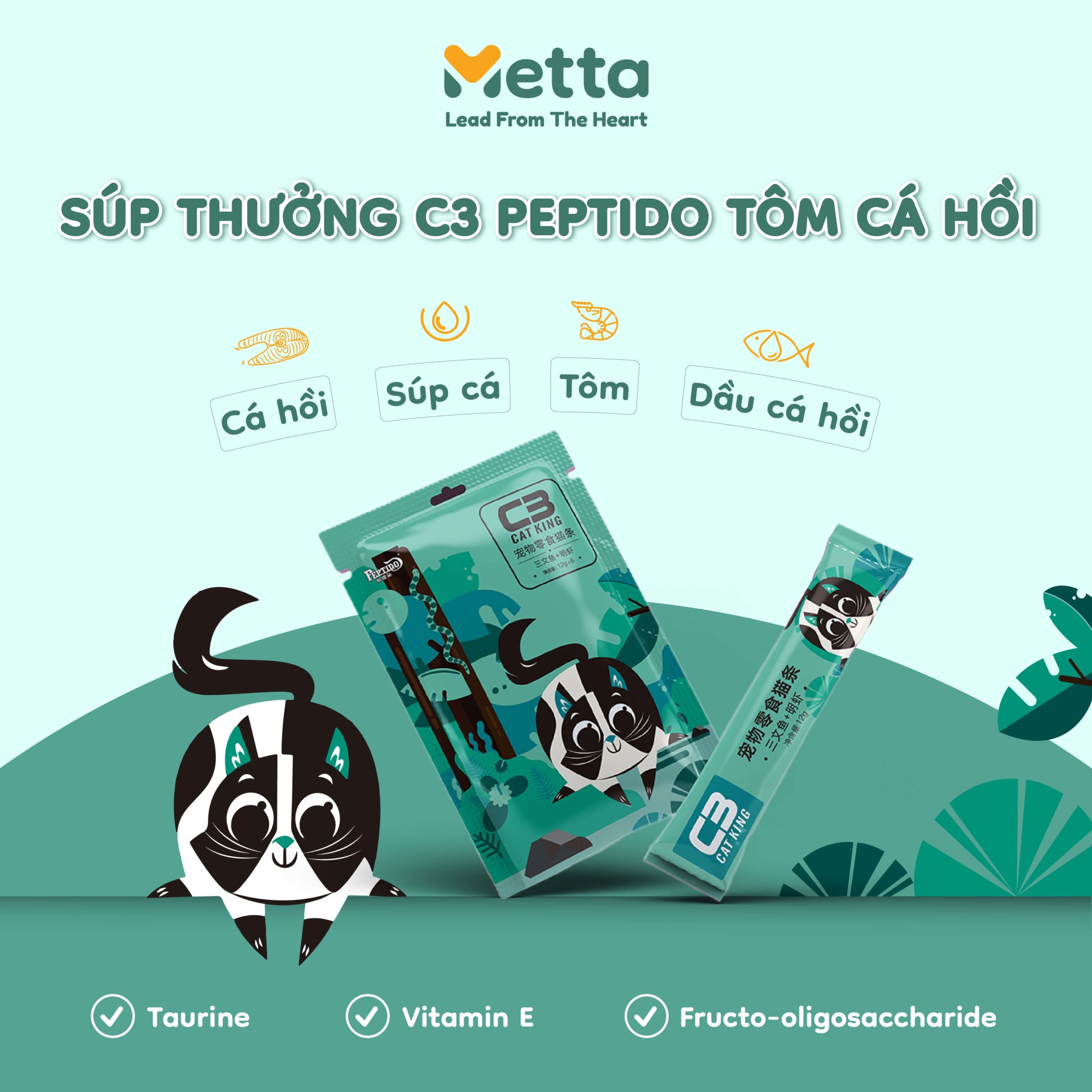Súp Thưởng Creamy C3 Peptido Vị Tôm Cá Hồi Súp Thưởng Creamy C3 Peptido Vị Tôm Cá Hồi